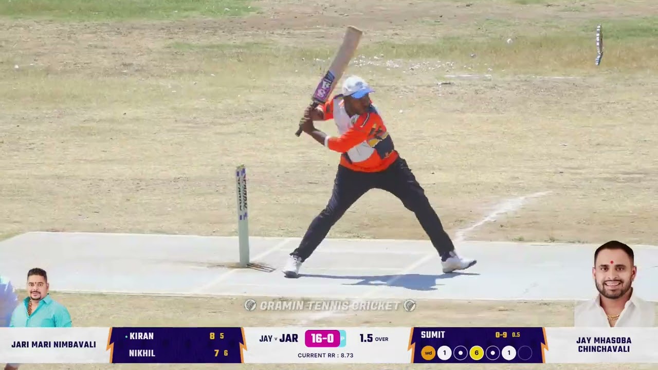 JARI MARI NIMBAVALI vs jay mhasoba chinchavali |  Badsha 11 | Vihan Trophy | Nimbavali - Titwala | 2