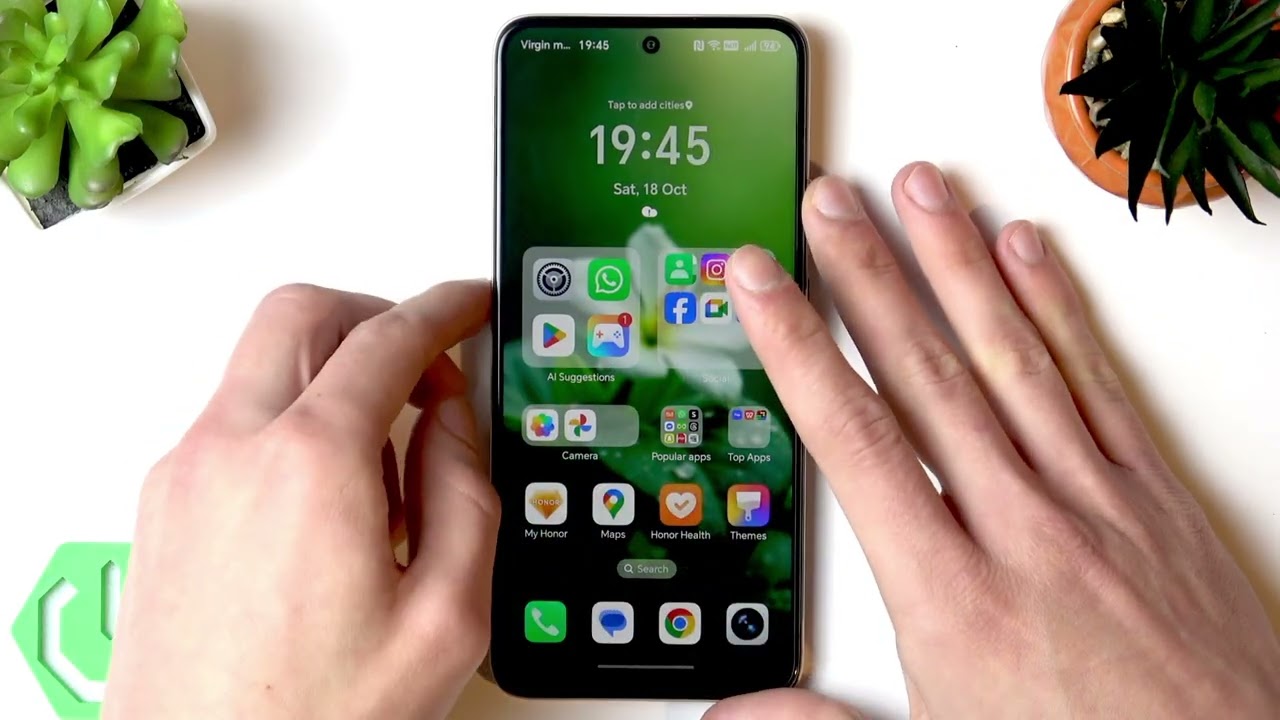 HONOR X7d &mdash; как использовать кнопку AI