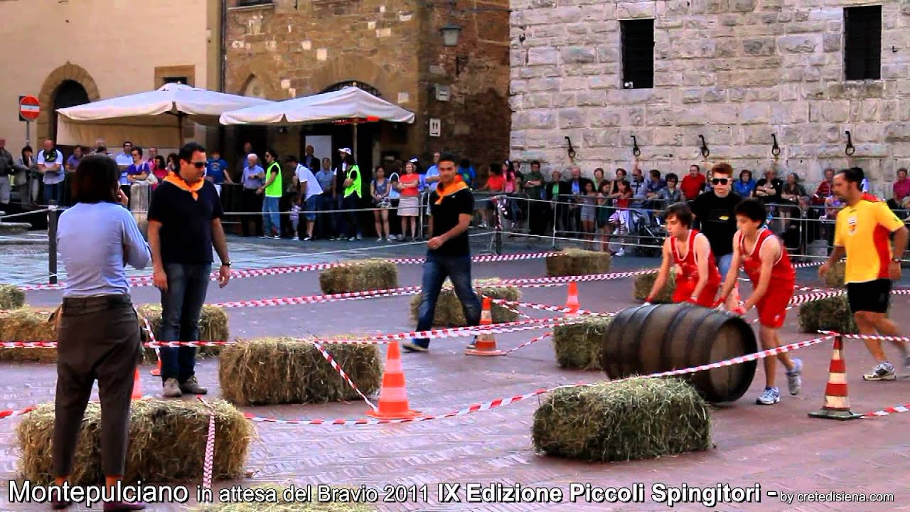 Montepulciano in attesa del Bravio 2011 IX Edizione Piccoli Spingitori