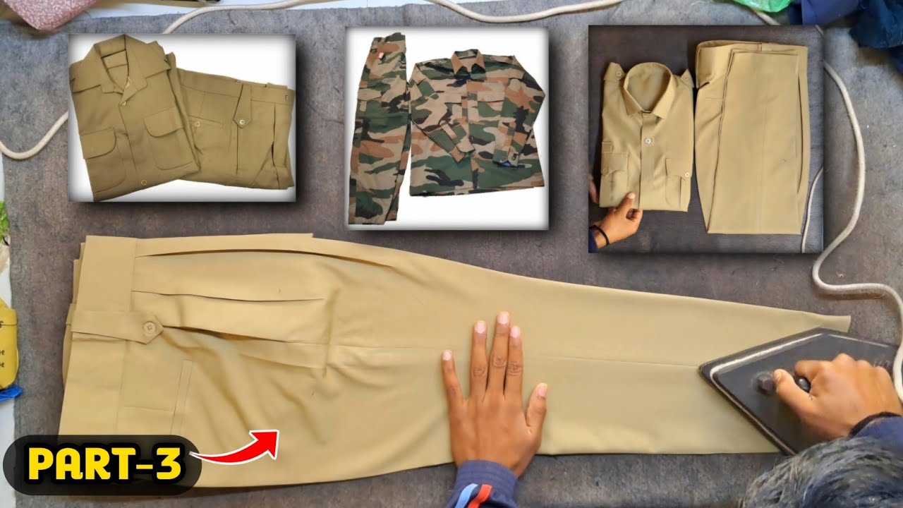 पुलिस यूनिफॉर्म को प्रेस कैसे करें || पुलिस यूनिफॉर्म प्रेस करने का सही तरीका | Easy Tips || part:-3