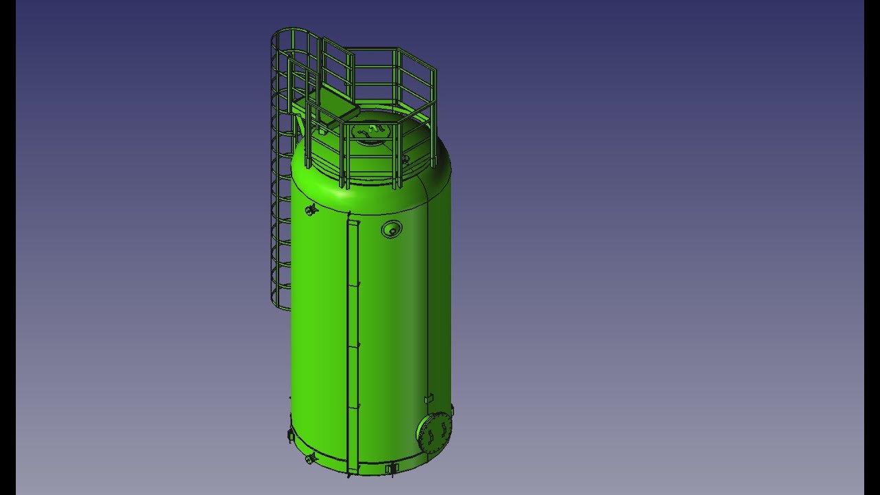 FREECAD # 256 - Tank - With Macro