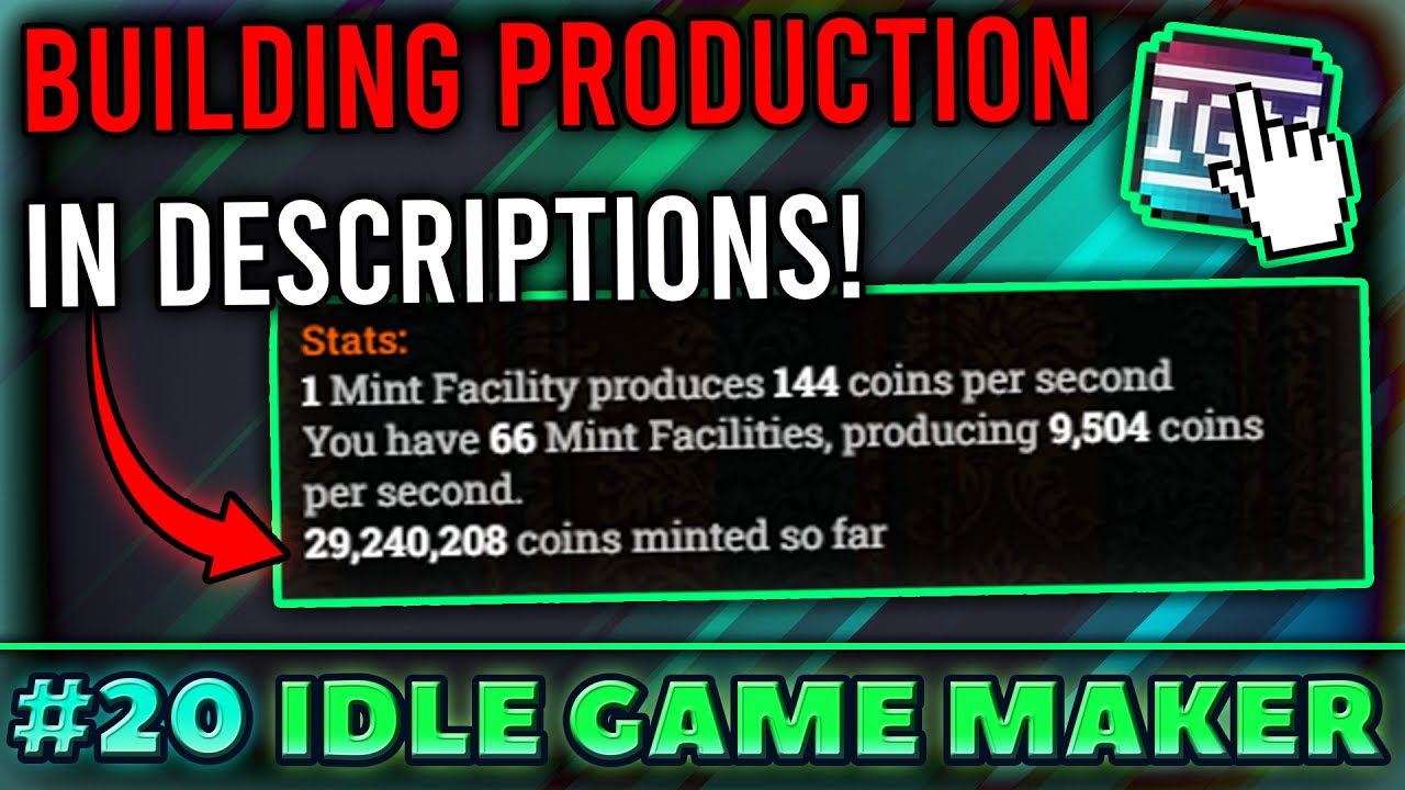 Building Stats | Idle Game Maker COURSE #20