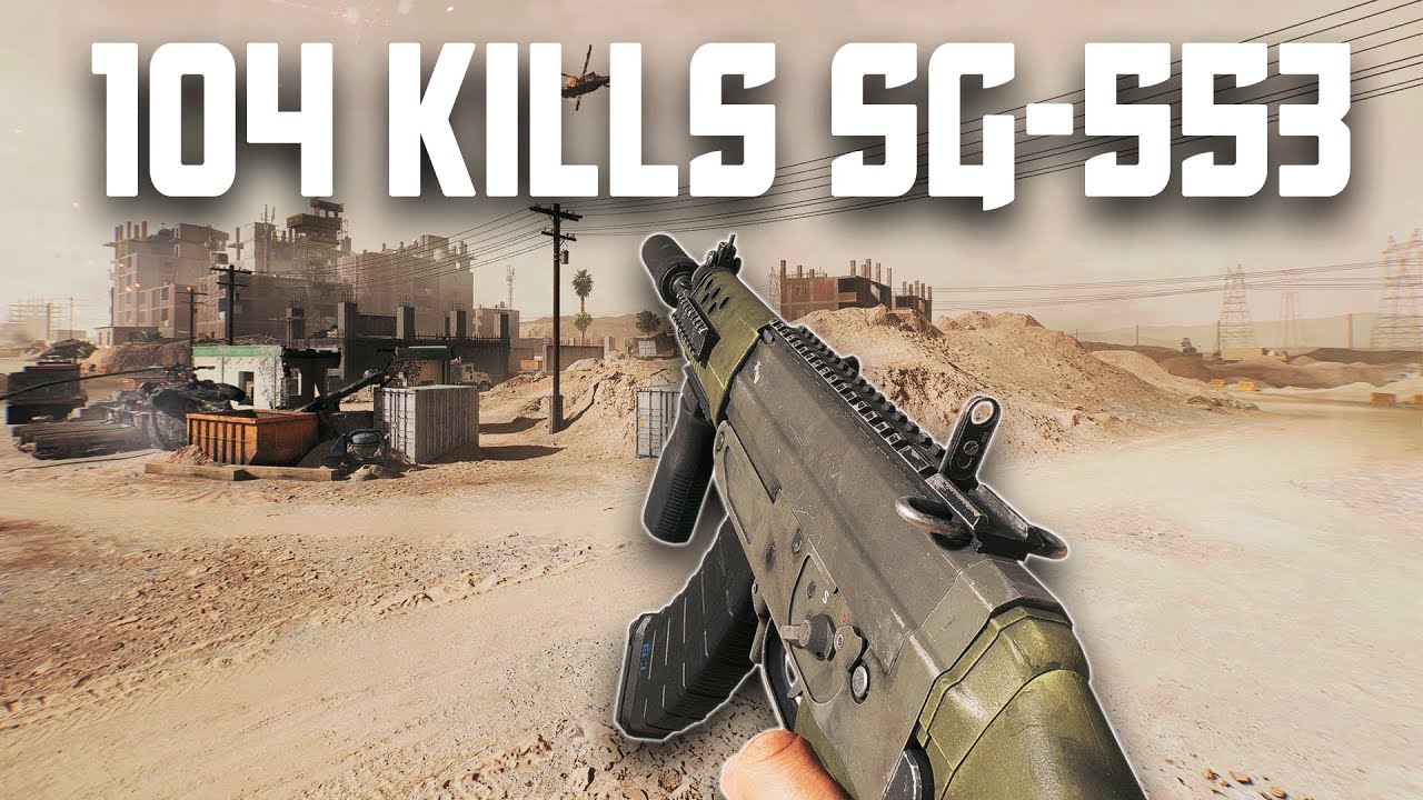104 Kill Gameplay with the SG 553 in Battlefield 6!