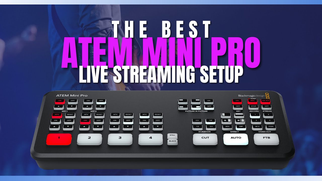 The Best ATEM Mini Pro Live Stream Setup | Church Streaming