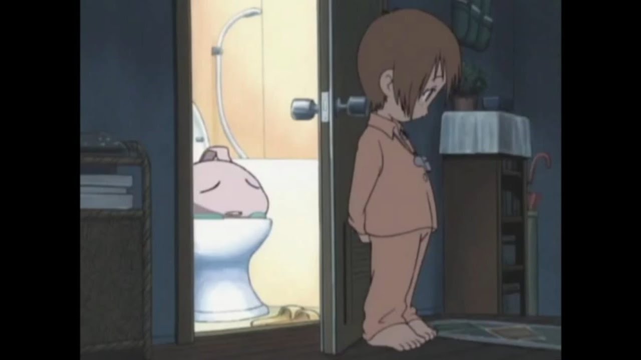 Koromon usa il bagno | DIGIMON ADVENTURE Ep.21