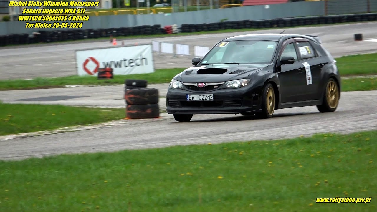 Michał Słaby Witamina Motorsport - Subaru Impreza WRX STi - SuperOES 4 Runda Tor Kielce 20-04-2024
