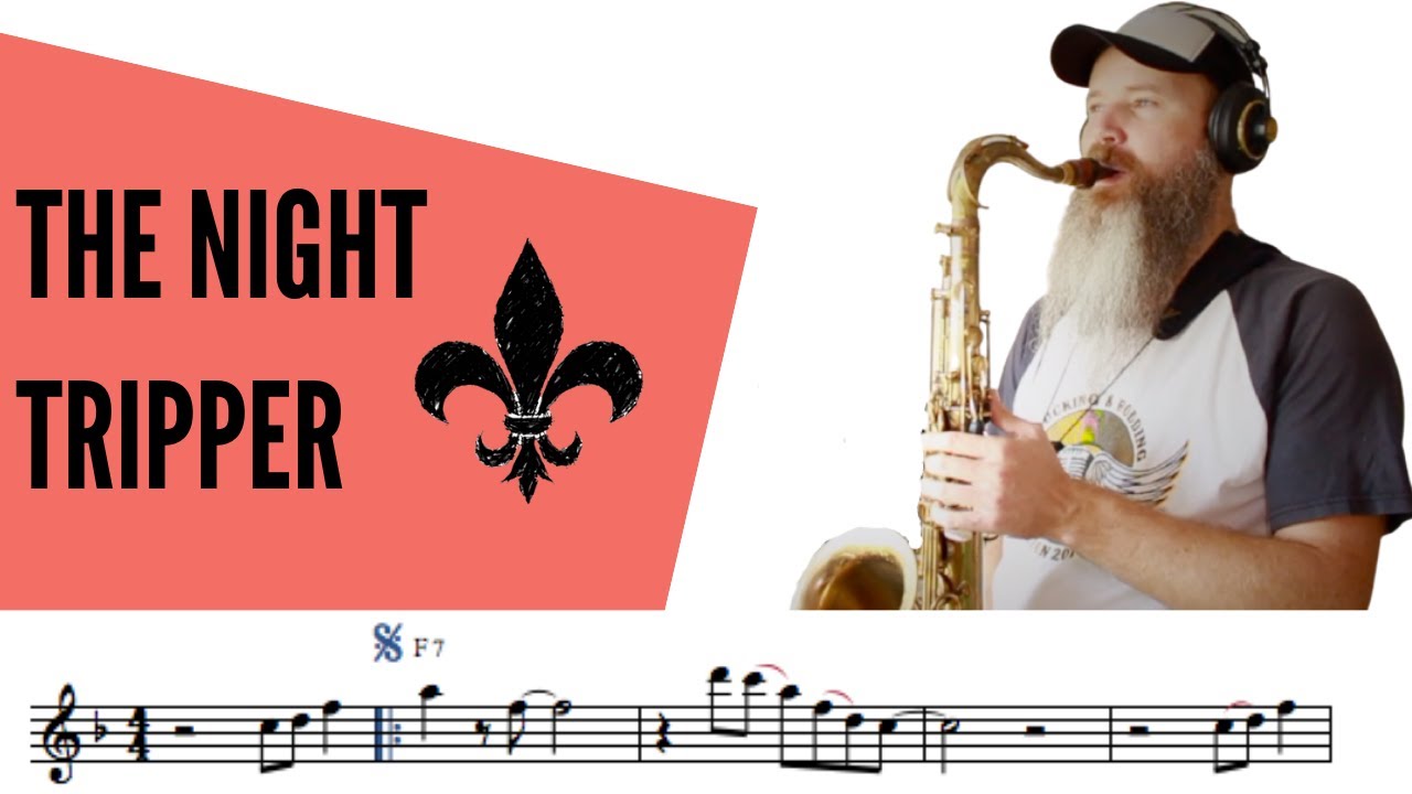 The Night Tripper (blues Saxophone Eb/Bb & C instruments)