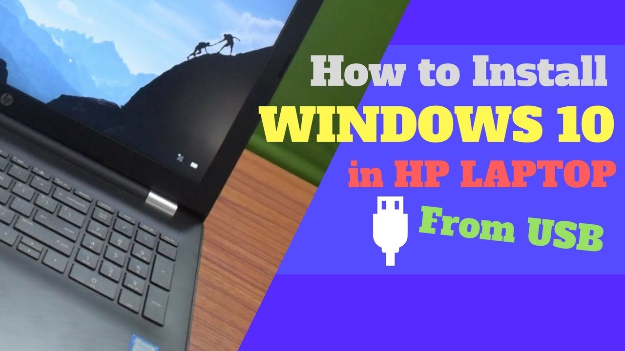 How to Install Windows 10 from USB in HP Laptop (15 da0297tu)