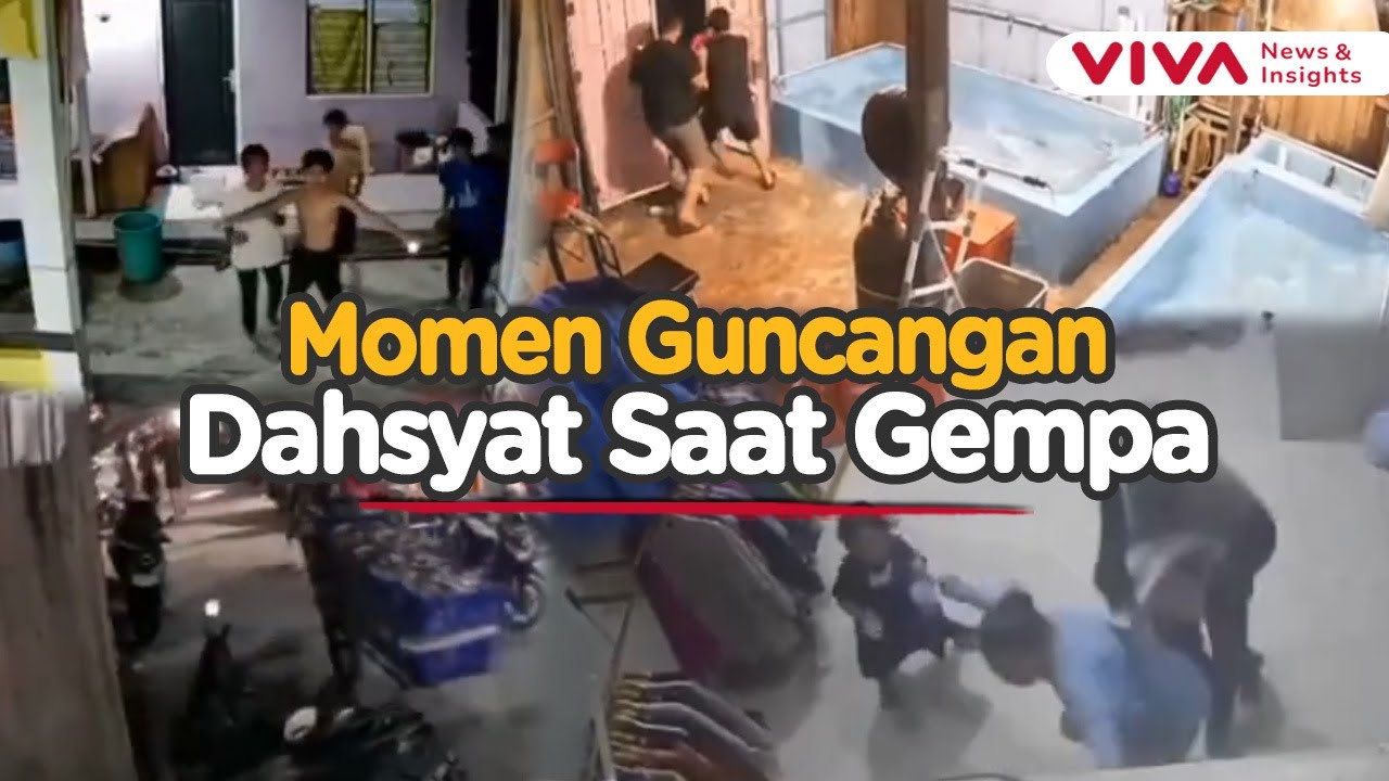 Kumpulan Video Detik-detik Warga Berhamburan saat Gempa di Tarakan