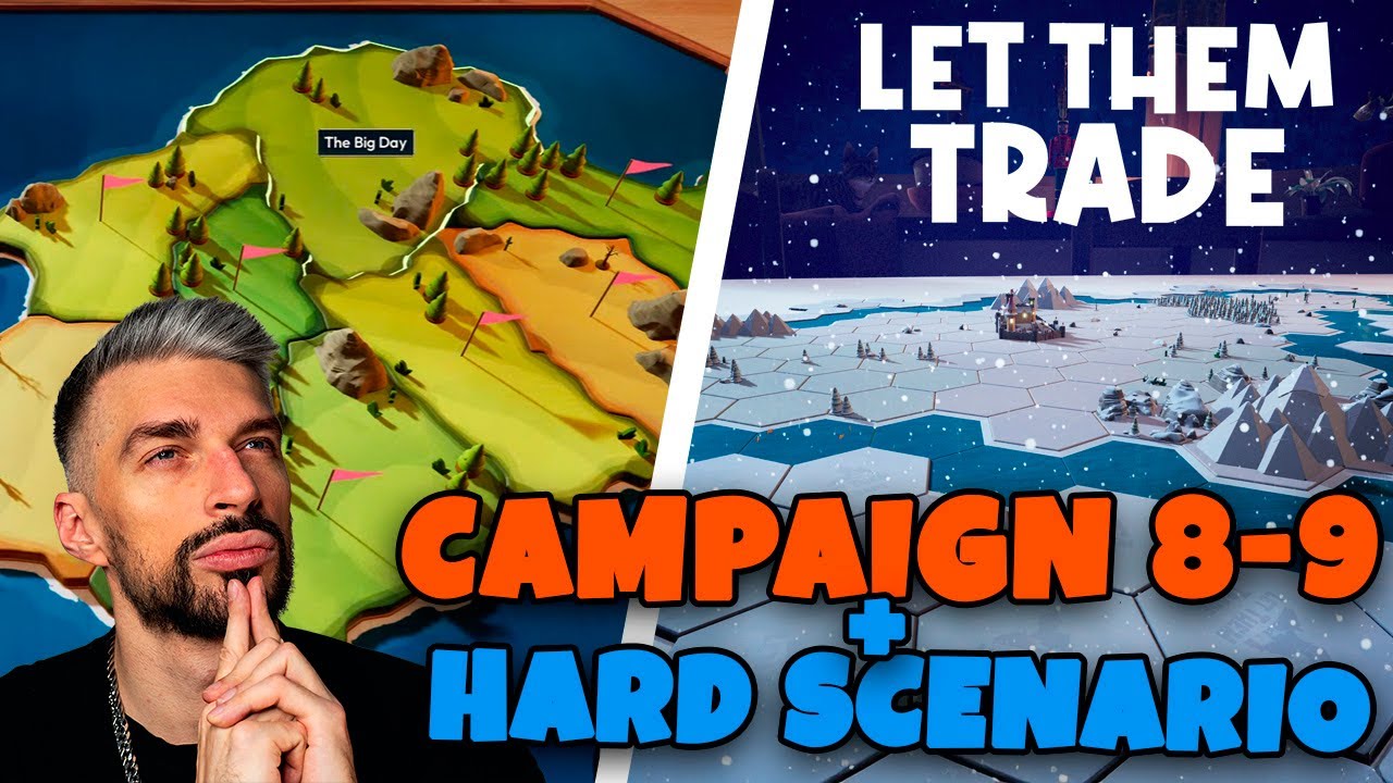Finishing the Campaign and Hard Scenario. Missions 8-9, Winter HARD Scenario // Let Them Trade