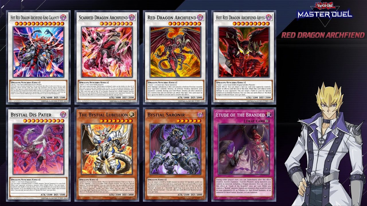 Red Dragon Archfiend Deck ft. Bystial [Yu-Gi-Oh! Master Duel]  (April 2024)