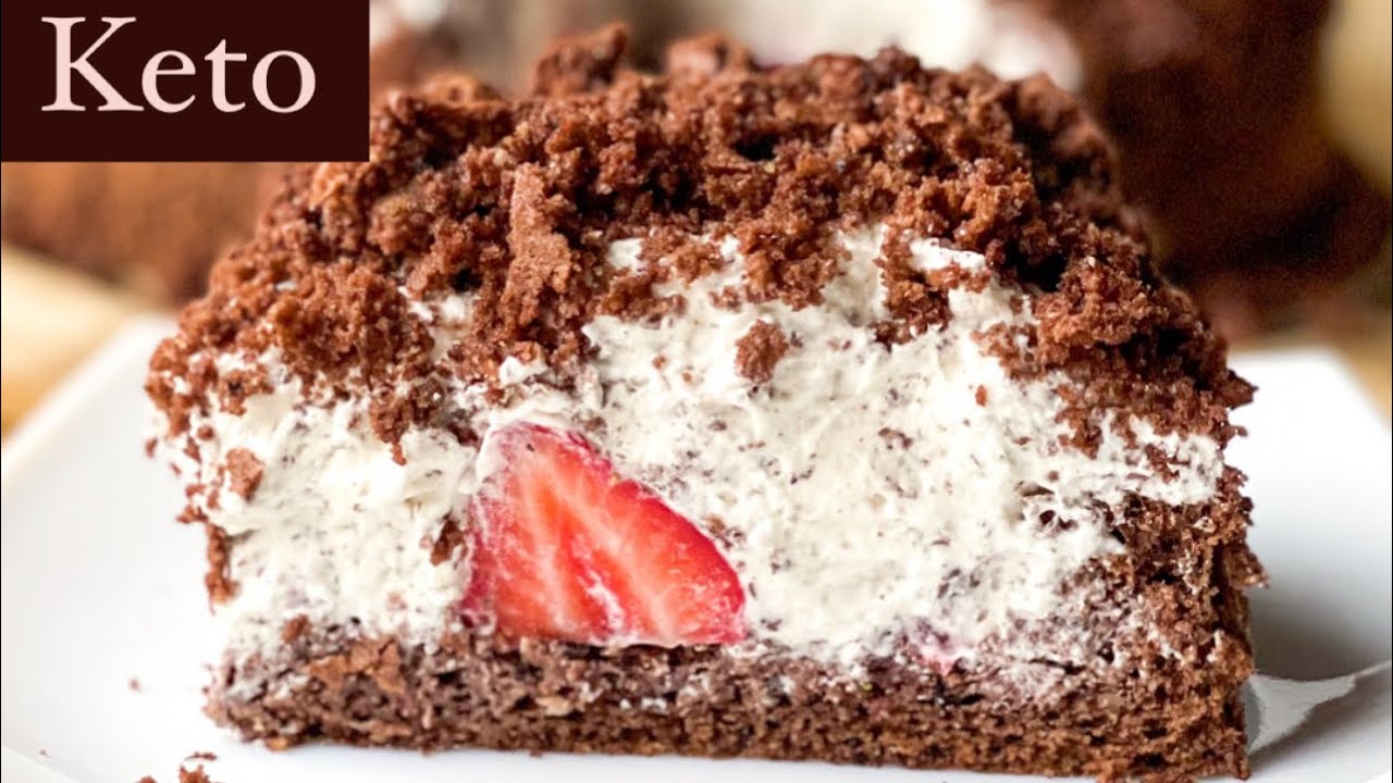 Keto KOPIEC KRETA z truskawkami • to jest pyszne🍓