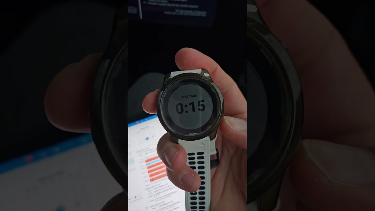 garmin 945lte set timer title problem