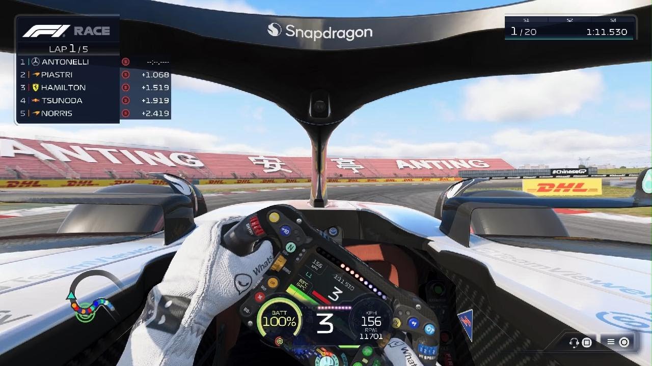 F1 25_㊗️最年少ポールポジション_Andrea Kimi Antonelli_上海GP