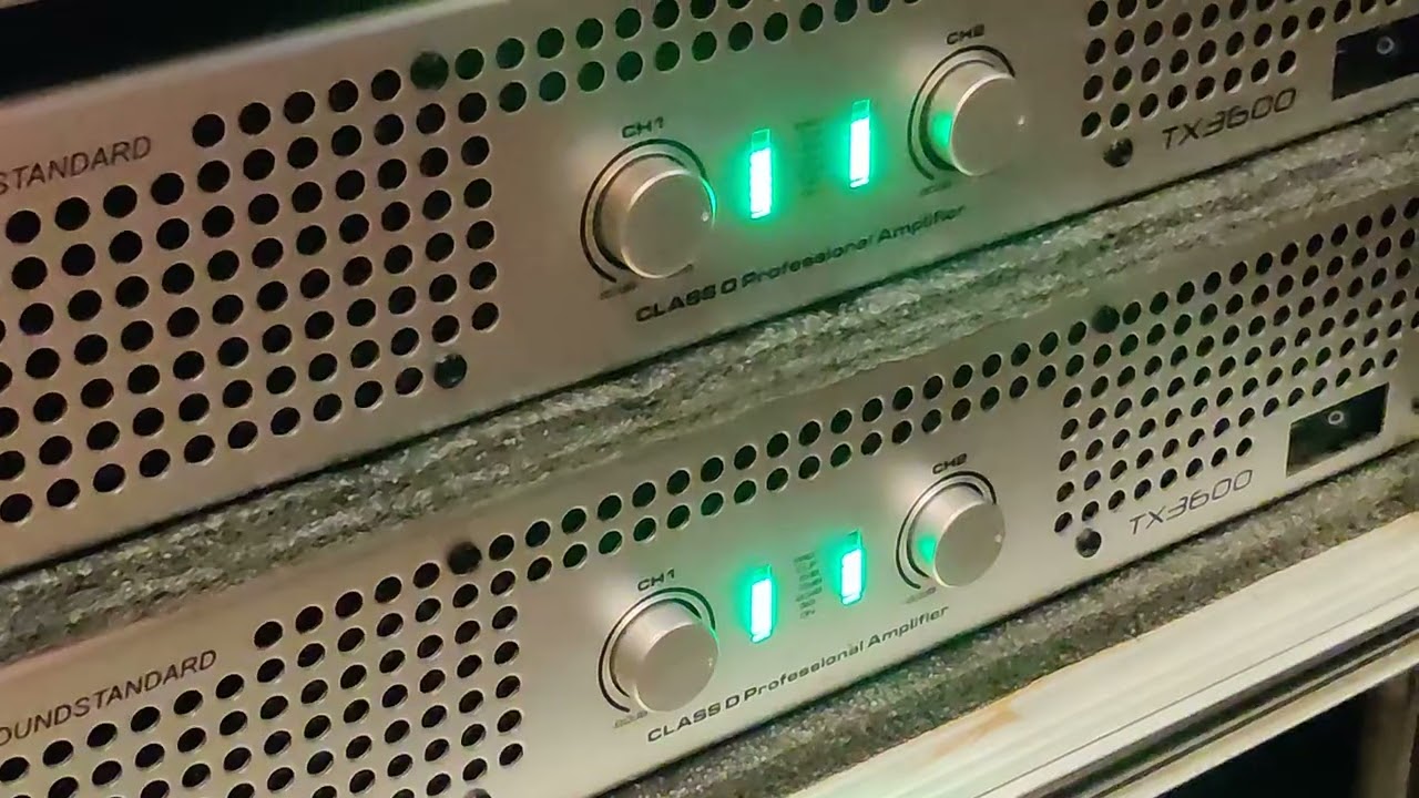soundstandard tx3600 in action power amplifiers Class D