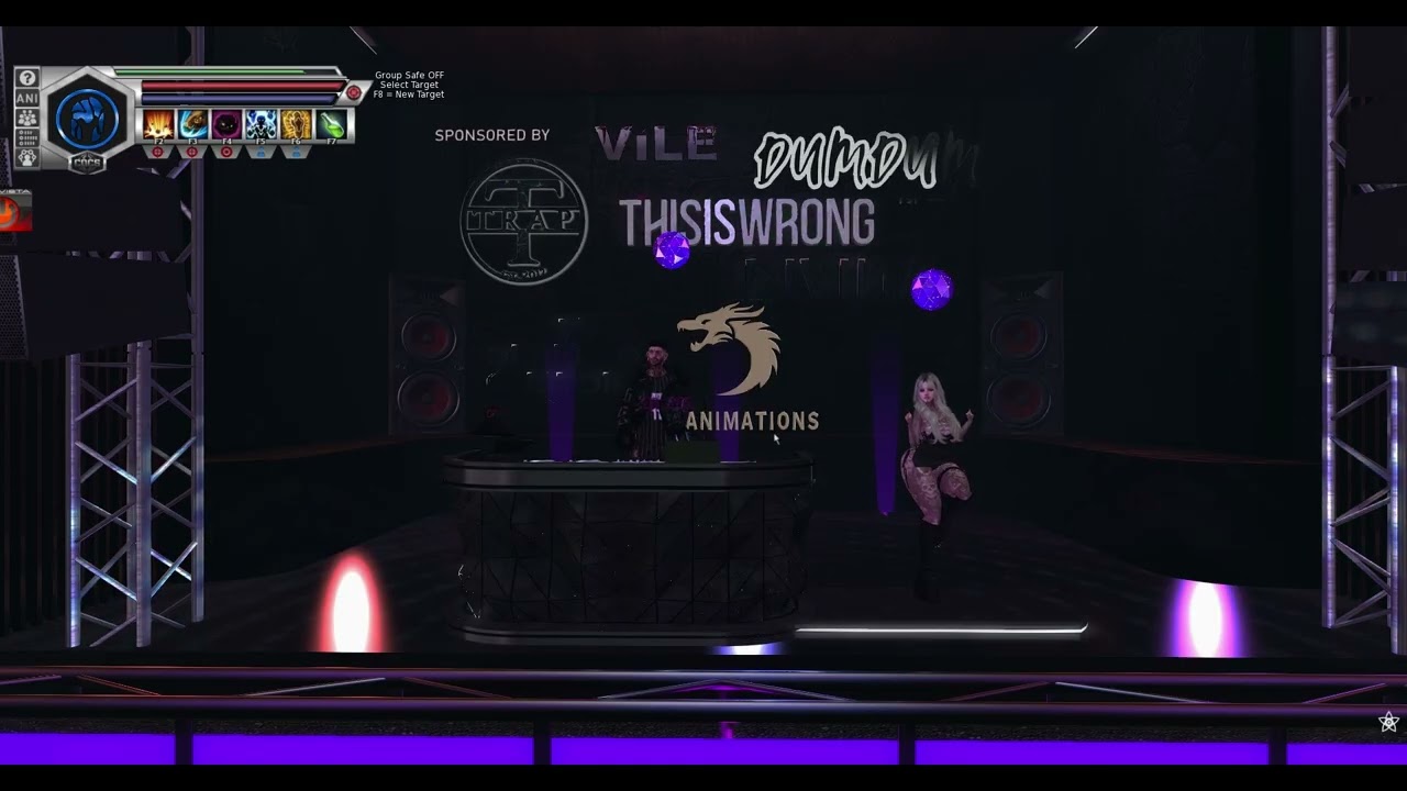 DJ Charlie at Nae her birthday #secondlife