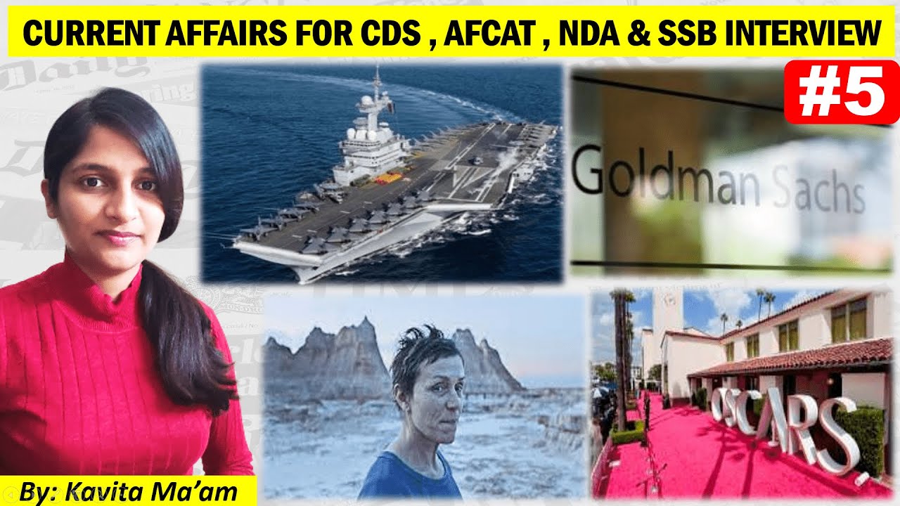 CURRENT AFFAIRS FOR CDS , AFCAT , NDA  & SSB/AFSB INTERVIEWS #4 | GovtCrackers 🇮🇳🇮🇳