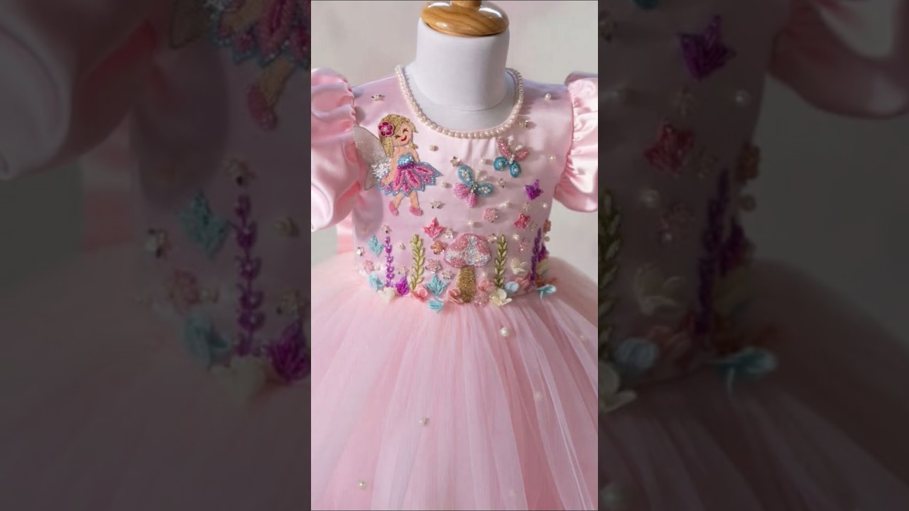 new hand embroidery frock design 💞 for girls 