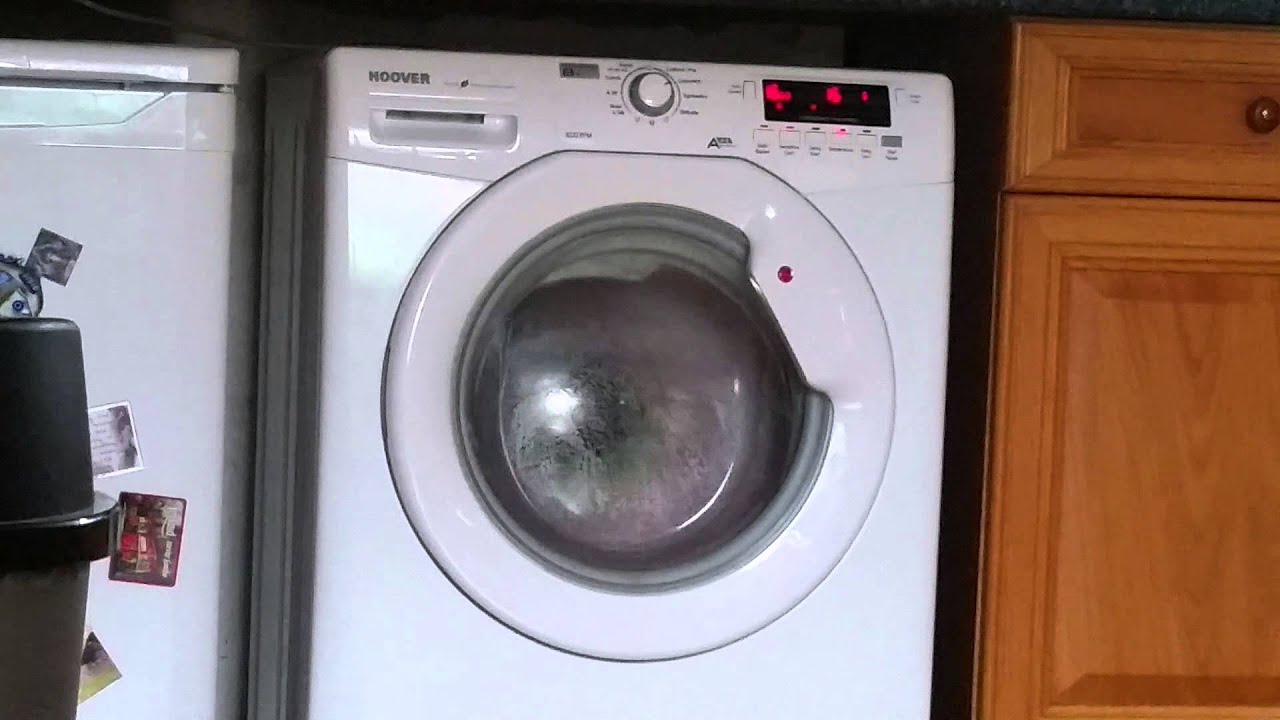 Hoover visiondynamic eco tech washer on final spin