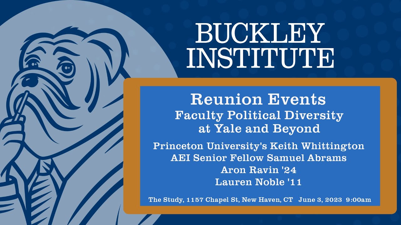 Faculty Political Diversity at Yale and Beyond