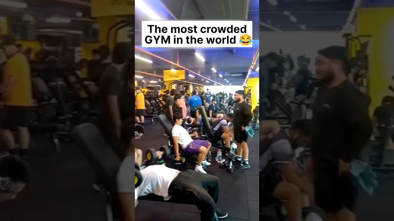 The Most Crowded Gym In The World #shorts #short #gym