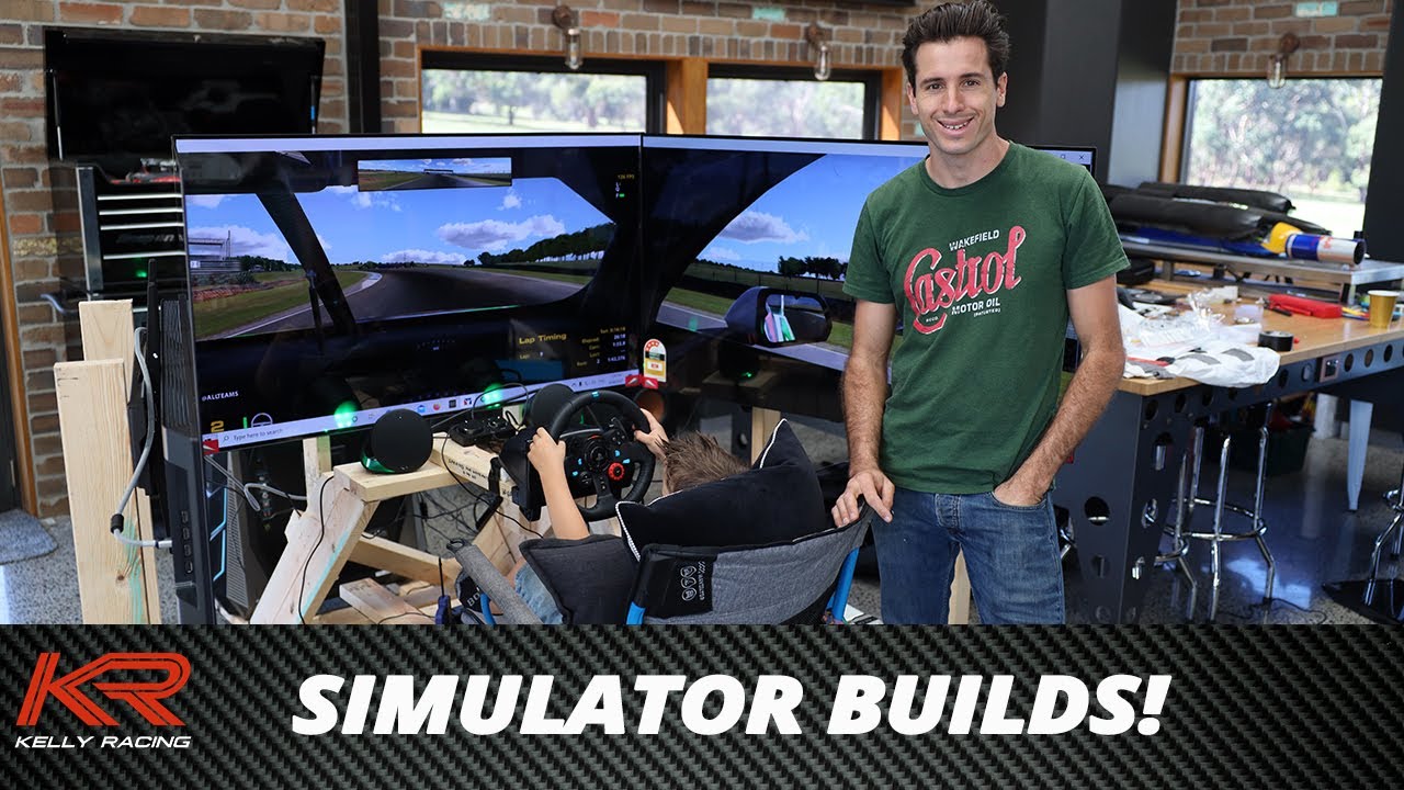 Rick Kelly upgrades his Supercars Eseries racing simulator Part One - Kelly Racing