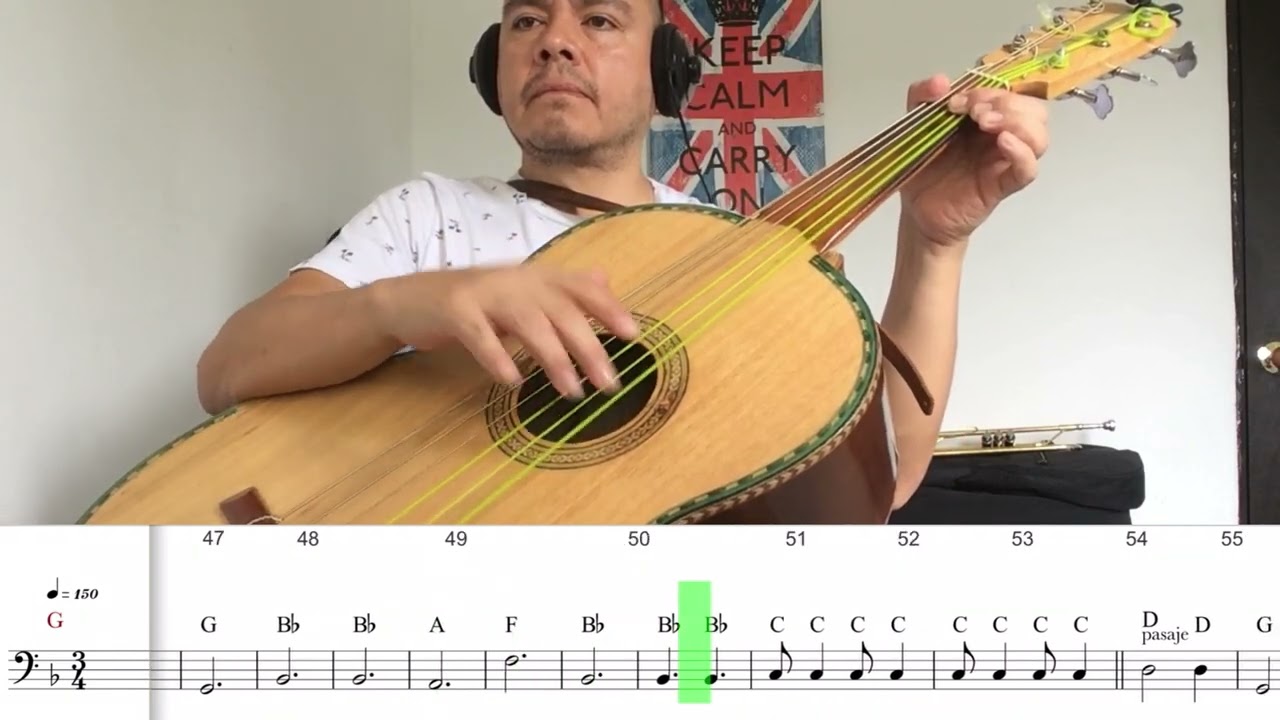 MEXICO EN LA PIEL TUTORIAL Guitarron Luis Miguel