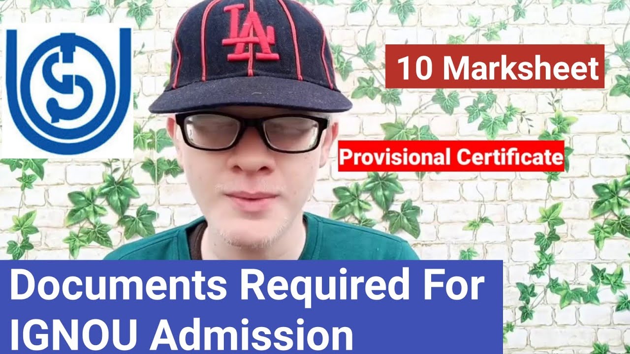 Documents Required for IGNOU Admission Ameeninfo
