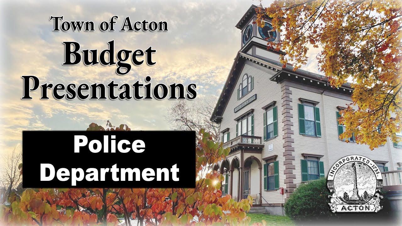 Police Department - Budget Presentation
