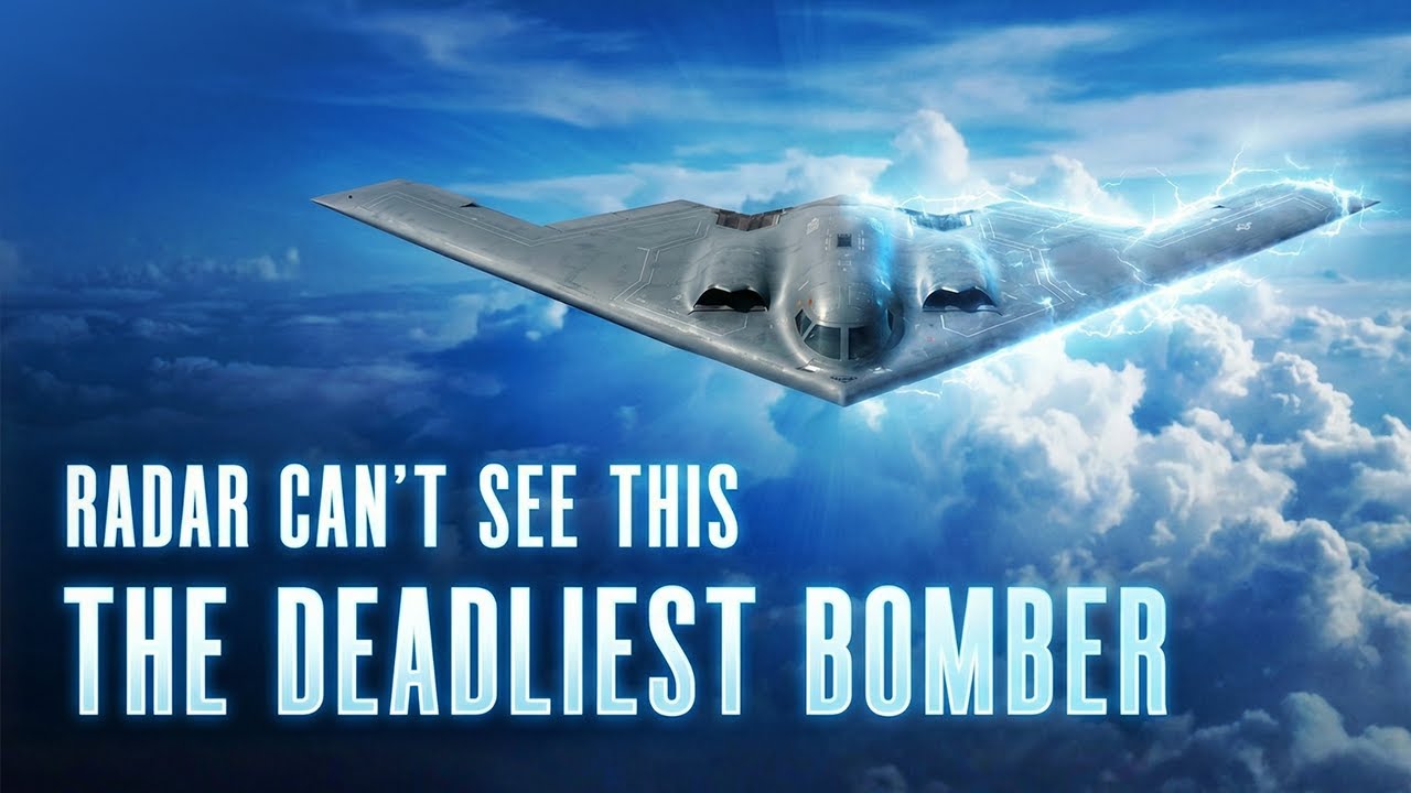 The most expensive , invisible aircraft ever built - Usa B2 Spirit bomber