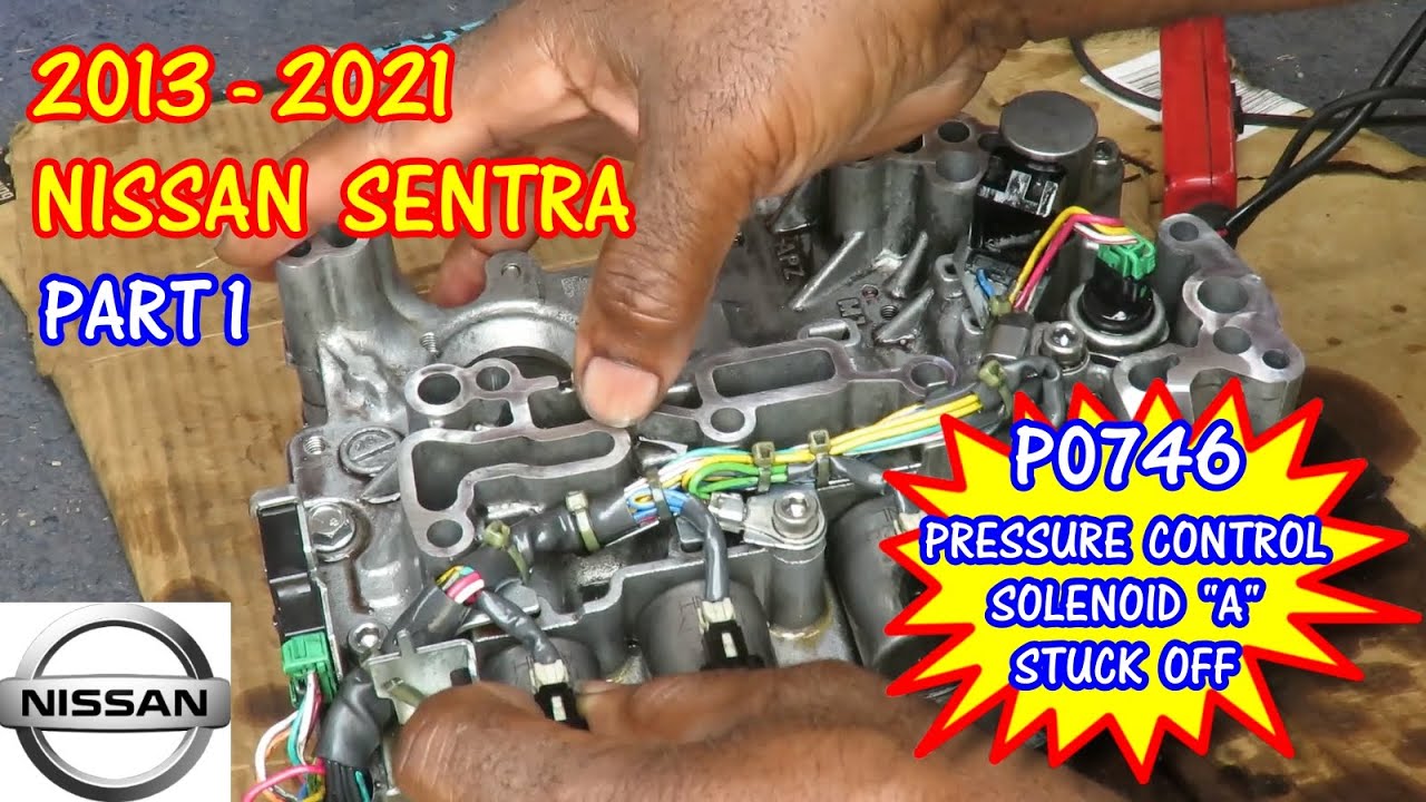 Nissan Chevy Dodge RE0F11A transmission P0746 Pressure Control Valve Solenoid A Stuck Off, Part 1