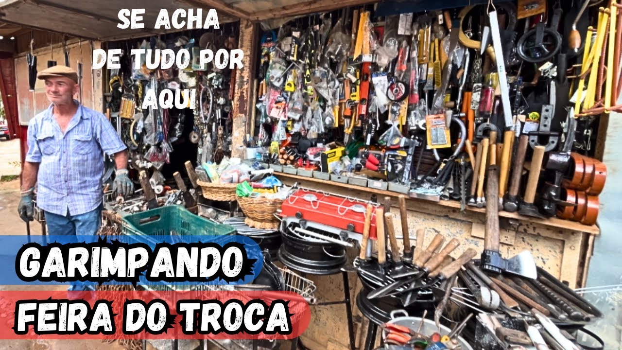 FEIRA DA TROCA DE ARAPIRACA-AL #nordeste GARIMPANDO FERRAMENTAS NO PREÇO BAIXO