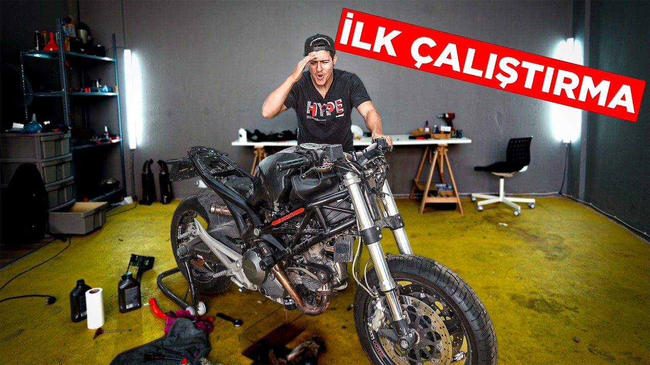 DUCATI MOTORUNU TEK BAŞIMA TOPLADIM (İLK MARŞ) 5.BÖLÜM