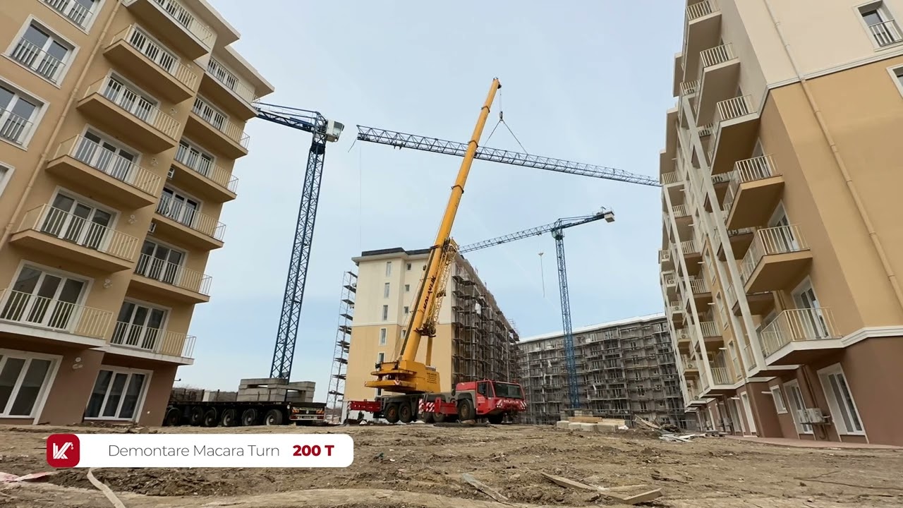 Demontare Macara Turn | 200 T | KOLAYLIK CRANE