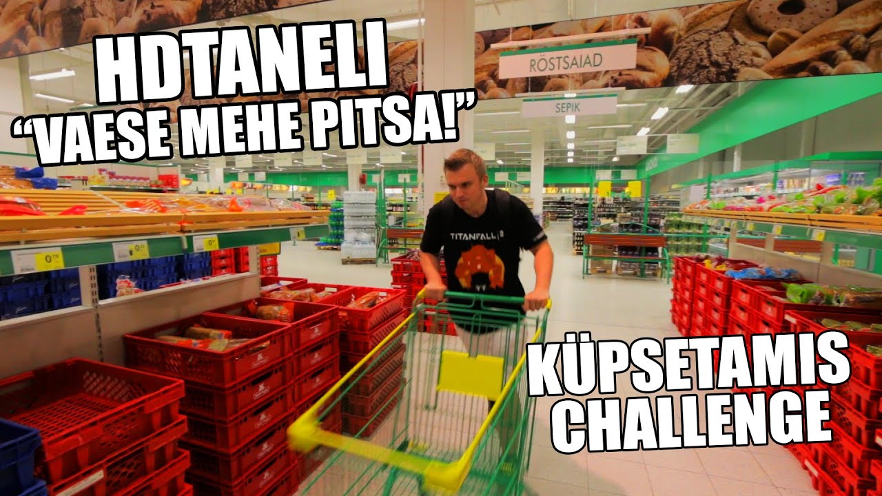HDTaneli VAESE MEHE PITSA! Küpsetamis CHALLENGE!