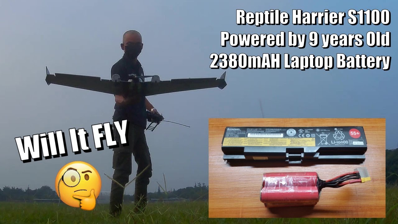 Rc Plane Powered By Laptop Battery