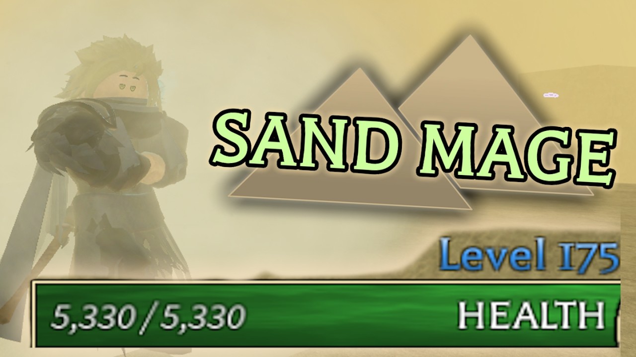 5000 HP Sand Mage Showcase (Arcane Odyssey Full Release)