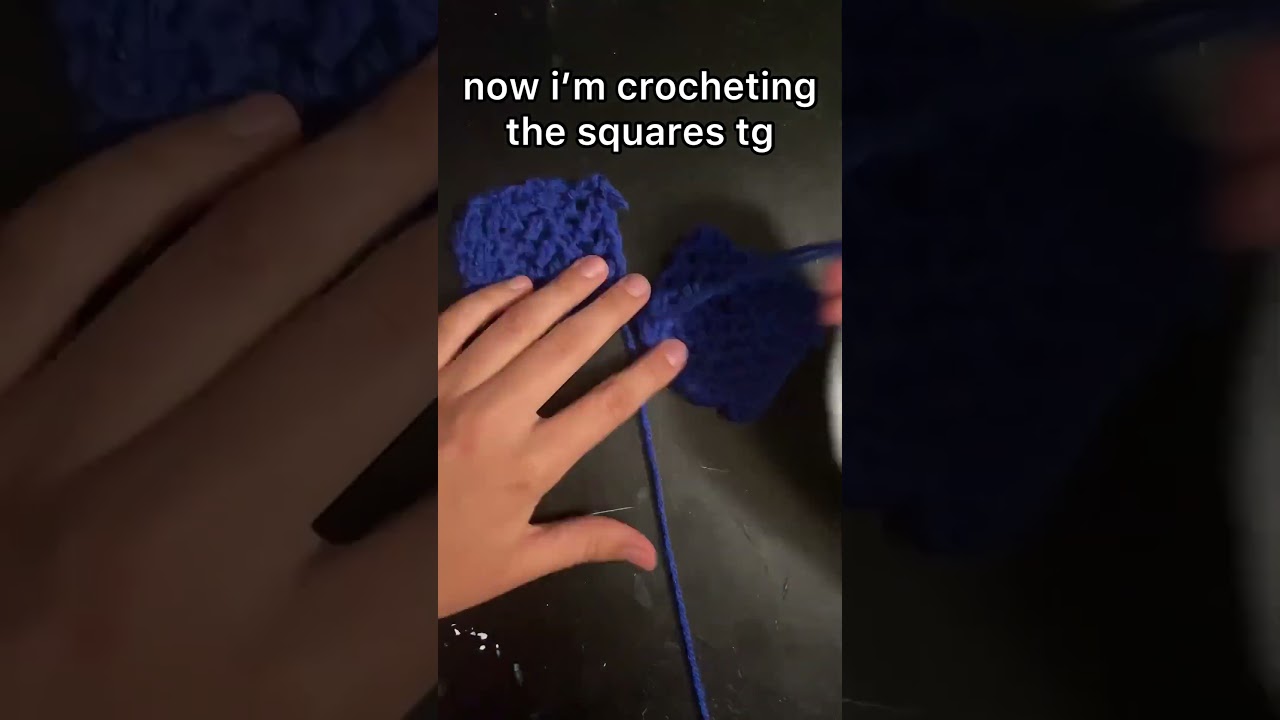 mini crochet minecraft block|darkblue wool #minecraft #shorts #crochet #art #minivlog #short #artist