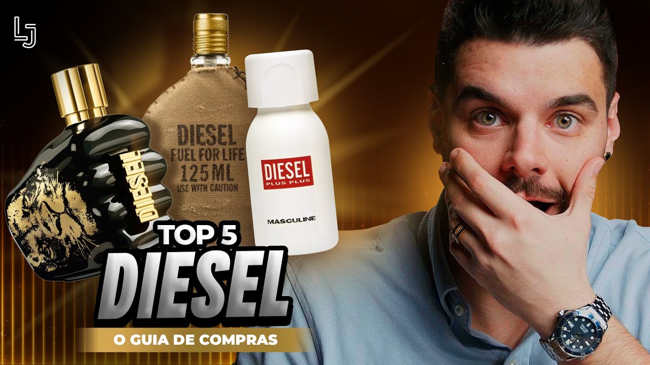 TOP 5 MELHORES PERFUMES MASCULINOS IMPORTADOS DA DIESEL - GUIA DE COMPRAS