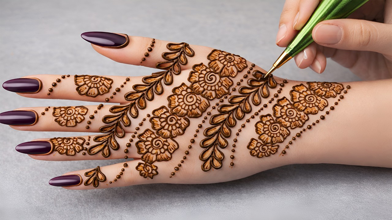 Mehendi designs latest easy | Anisha Mehndi Magic