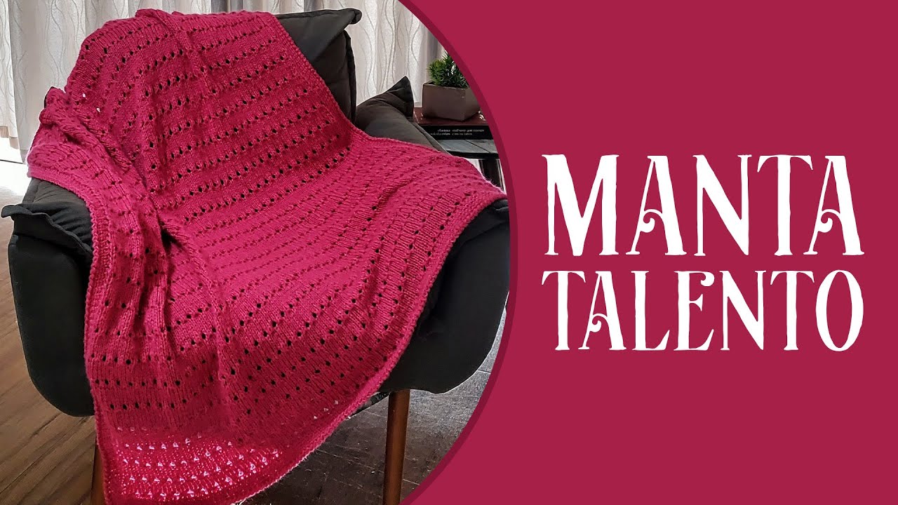 Manta em Tricô Talento