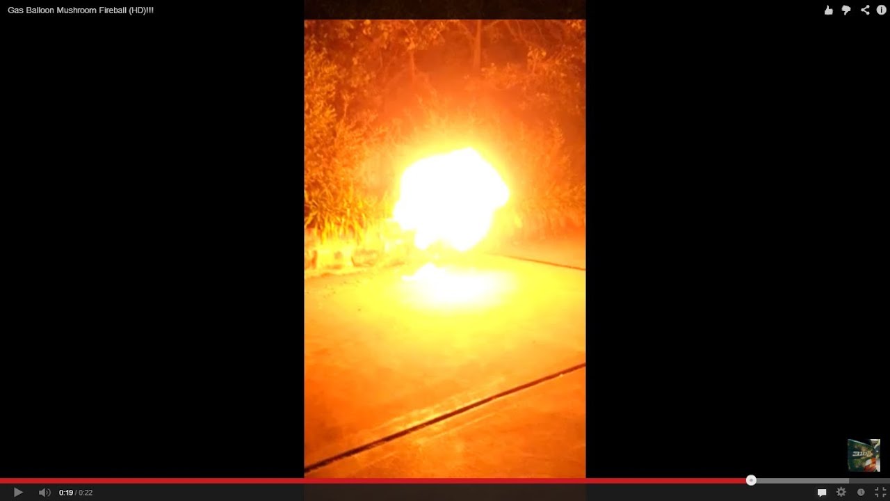 GAS BOMB Mushroom Fireball (HD)!!!