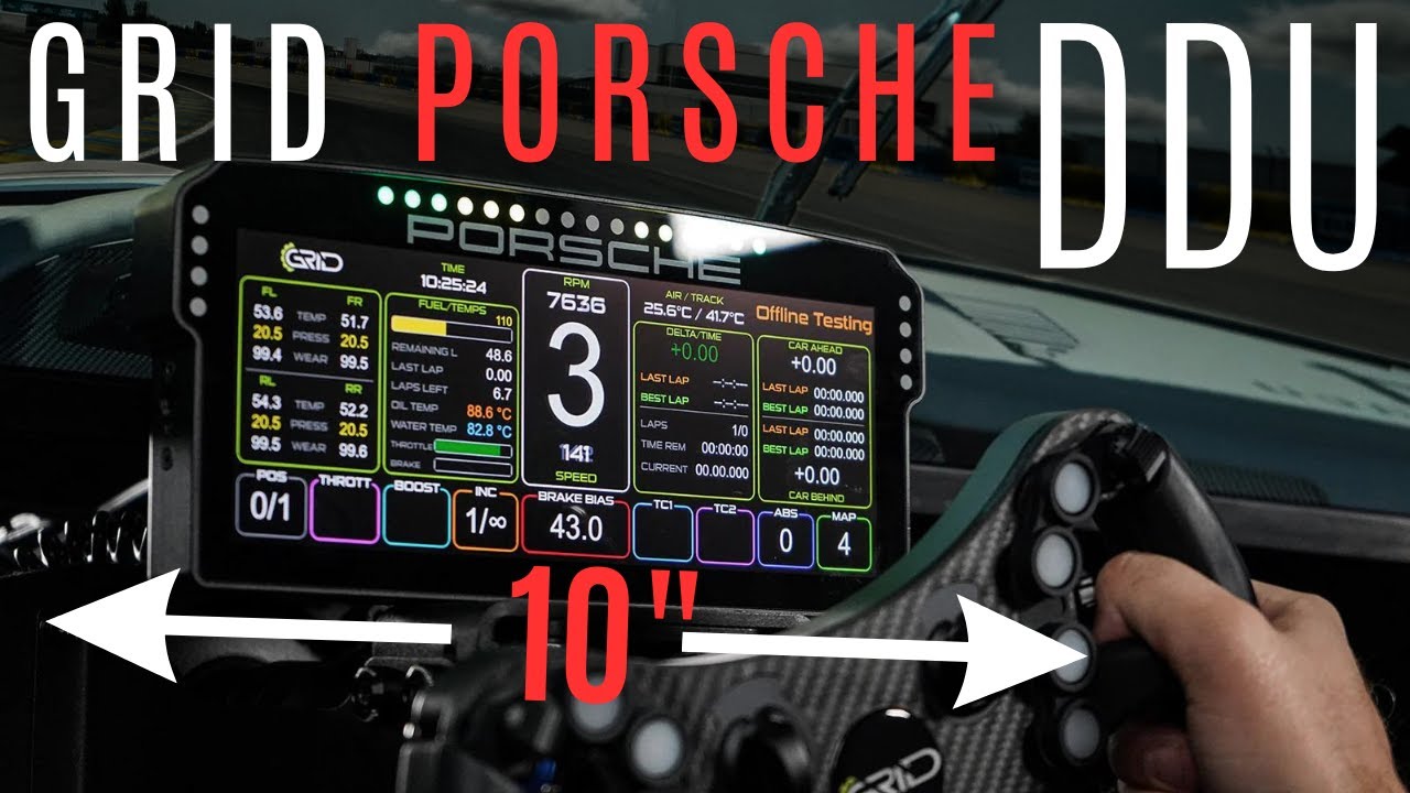 Эта штука просто ОГРОМНАЯ! | GRID Porsche 911 GT3 Cup Replica Sim Racing Dash