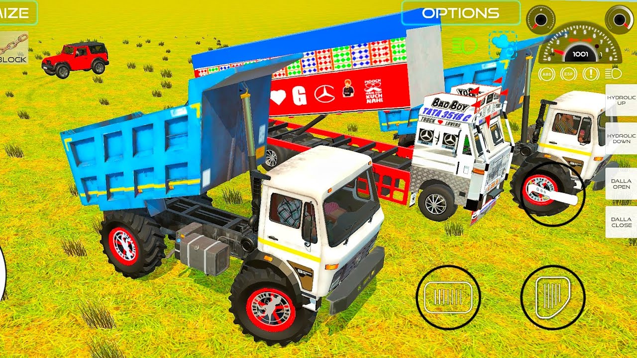 🎁Legendary Update TATA Dumper Modified Ashok Leyland Desi Truck lorry 🚛 Indian Vehicles 3D Simulator
