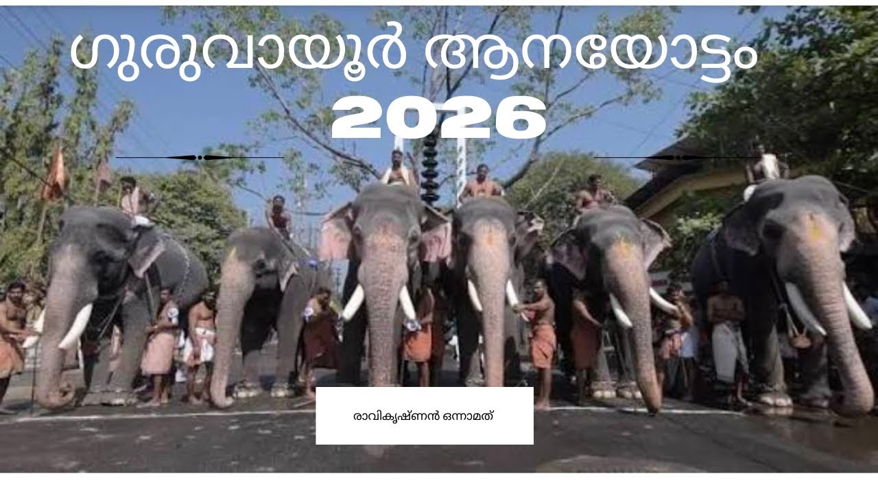 ഗുരുവായൂർ ആനയൊട്ടം 