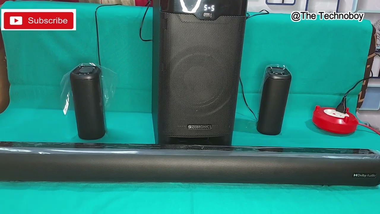 Тест и обзор звуковой панели ZEBRONICS JUKE BAR 9400 PRO DOLBY 5.1 мощностью 525 Вт // The technoboy
