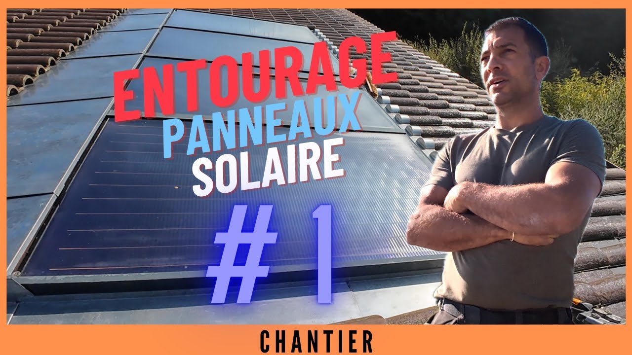 Entourage en zinc sur panneaux solaires 1