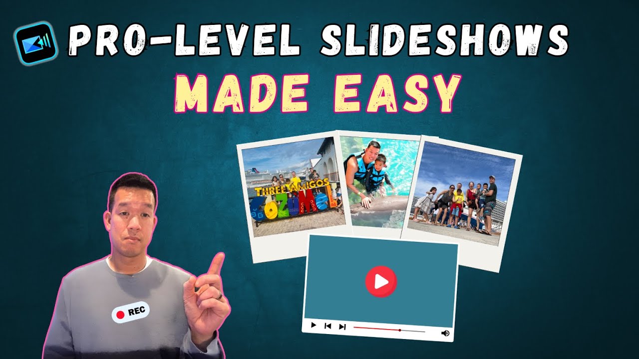 Newbie's GUIDE to Make PICTURE SLIDESHOW Videos (EASY Method)📸PowerDirector 365🔥