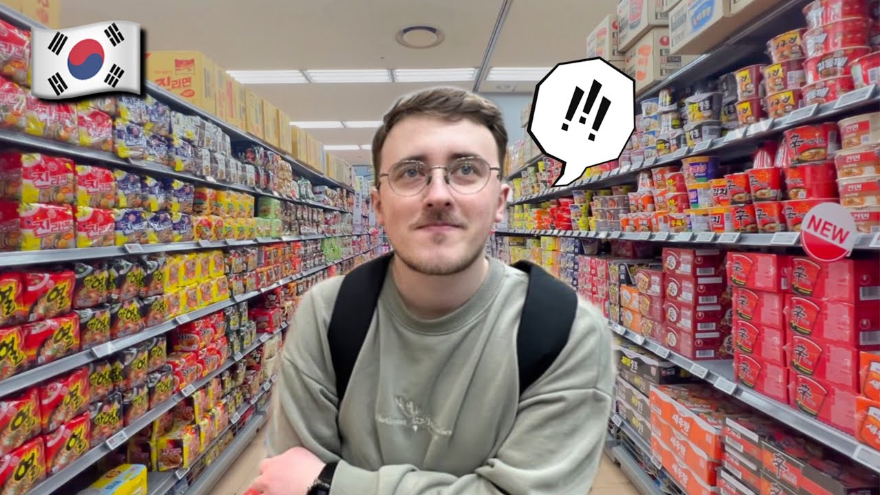 🇰🇷 Shopping at a Korean Grocery Store!!