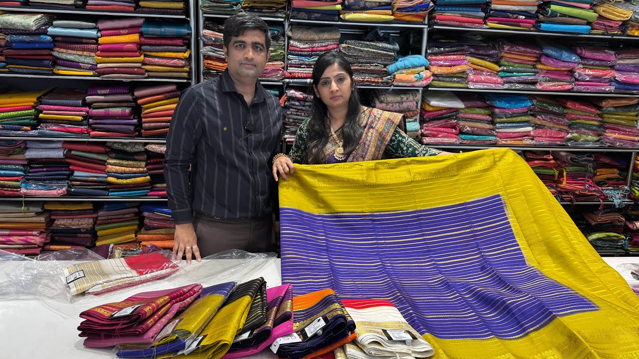 Saree Below 1000rs from Ratan Silk | Biggest Showroom in Bangalore Hanumanthnagar